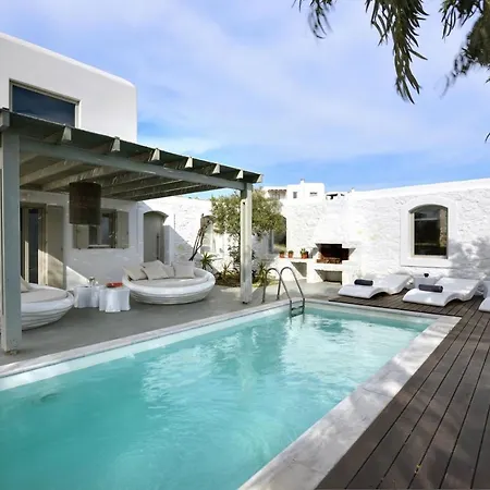 ヴィラ Luxury Mykonos Dafniri Private Pool Sea View Kalafatis *