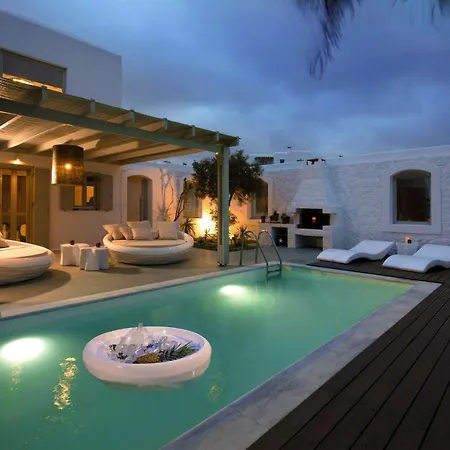 ヴィラ Luxury Mykonos Dafniri Private Pool Sea View Kalafatis *